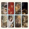 Renaissance Art Paintings Phone Case For Samsung S25,S24,S21,S22,S23,S30,Ultra,S20,FE,Lite,10,9,Black Cover
