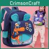 Cute Giraffe And Dinosaur Cartoon Backpack For Boys And Girls With Arc Shoulder Straps