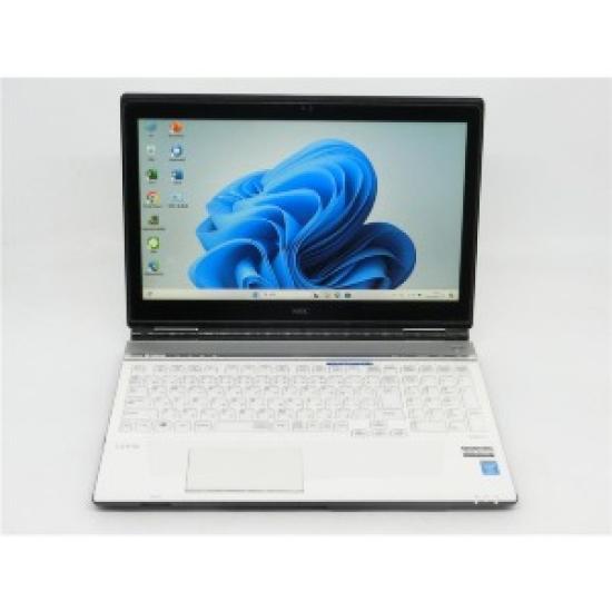 Gebrauchtes NEC Lavie LL750 Serie 15-Zoll Touchpanel-Laptop, Intel Core i7 4700MQ 2,4 GHz, 8 GB RAM, Neue 512 GB SSD, Windows 11, Microsoft Office 2019