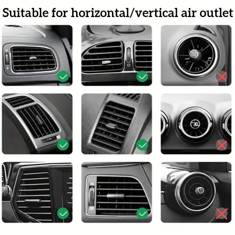 Universal Car Phone Holder Air Vent Clip Universal Mobile Phone GPS Stand Support In Car Mount Adjustable Auto Bracket
