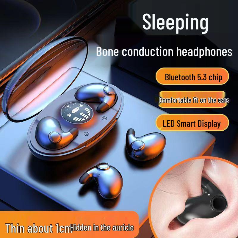 MD538 Wireless Bone Conduction Sleep Earbuds with Long Battery Life and Dual Stereo Sound