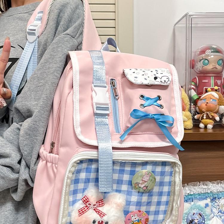 Cute Two-Dimensional Japanese Pain Bag Student Schoolbag Female Junior High School Backpack Casual High-Value Backpack Tide