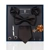 High-End Wedding Groom Tie Pocket Towel Corsage Gift Box Set Men'S Tie