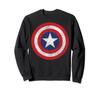 Marvel Captain America Classic Shield Graphic Sweatshirt