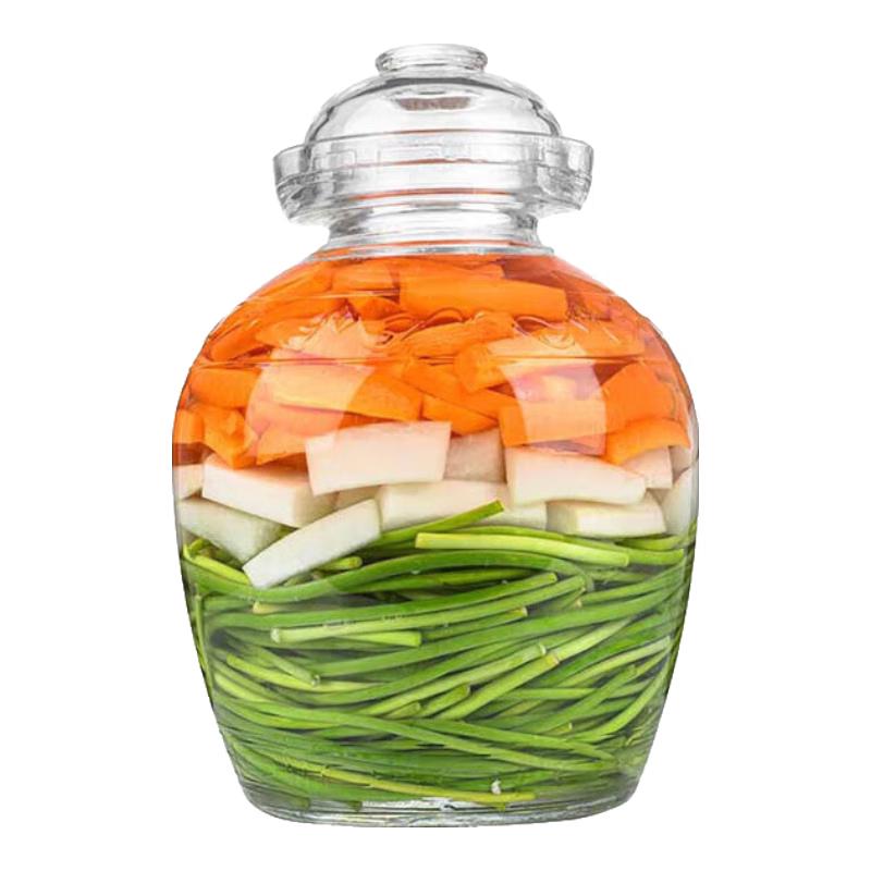 Glas-Einmachglas & Kimchi-Gefäß mit dicht schließendem Deckel