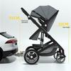 Lightweight Dual-Use Baby Stroller: High Landscape, Convertible, Foldable, & Two-Way.