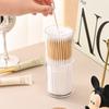 Makeup Organizer Cosmetic Storage Box Cotton Swab Holder Cotton Ball Cotton Pad Box Clear Plastic Box With Lid Dust-Proof
