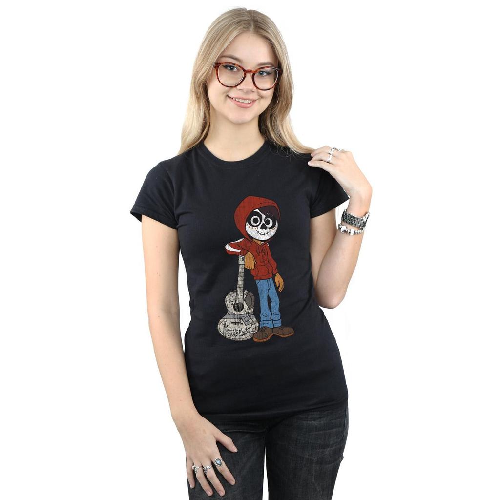 Disney Damen/Damen Coco Miguel mit Gitarren-Baumwoll-T-Shirt