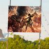 AAttack On Titan Anime Small Size Cheerleading Banner Hand Pulled Flag Outdoor Atmosphere Flags
