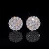 S925 Silver Moissanite Stud Earrings - GRA Certified, Sparkling INS Style, Ideal Gift for Women's Fashion Jewelry