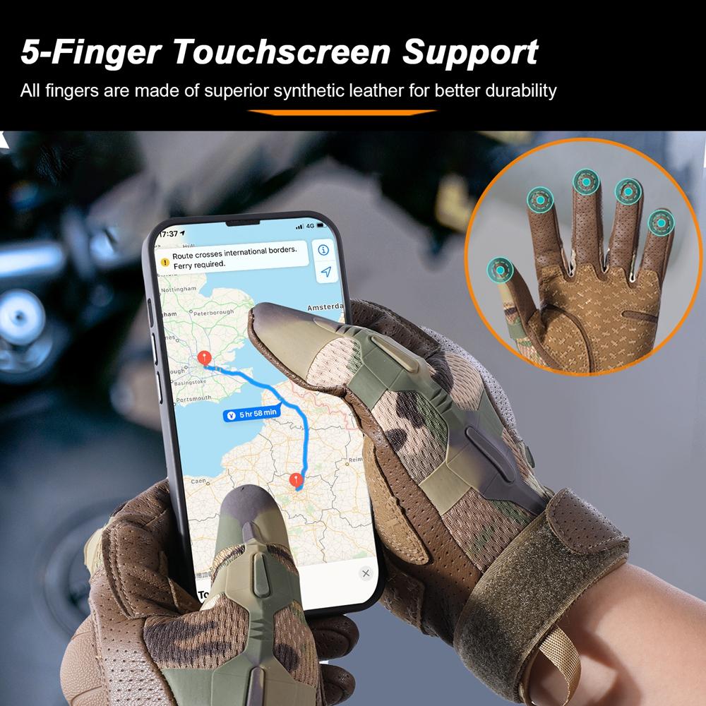 Touch Screen Hunting Gloves Hard Shell Outdoor Sports Paintball Motorcycle Hiking Camping Cycling Protective Equipment
