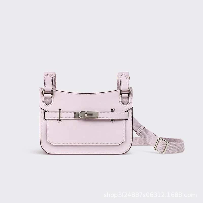 Nouveau Sac pour Femme 2024 Cuir de Vachette Mini Bohème Polyvalent Bandoulière Sac à Bandoulière en Cuir pour Femme Sens Premium Épaule Sac sous le Bras Femme