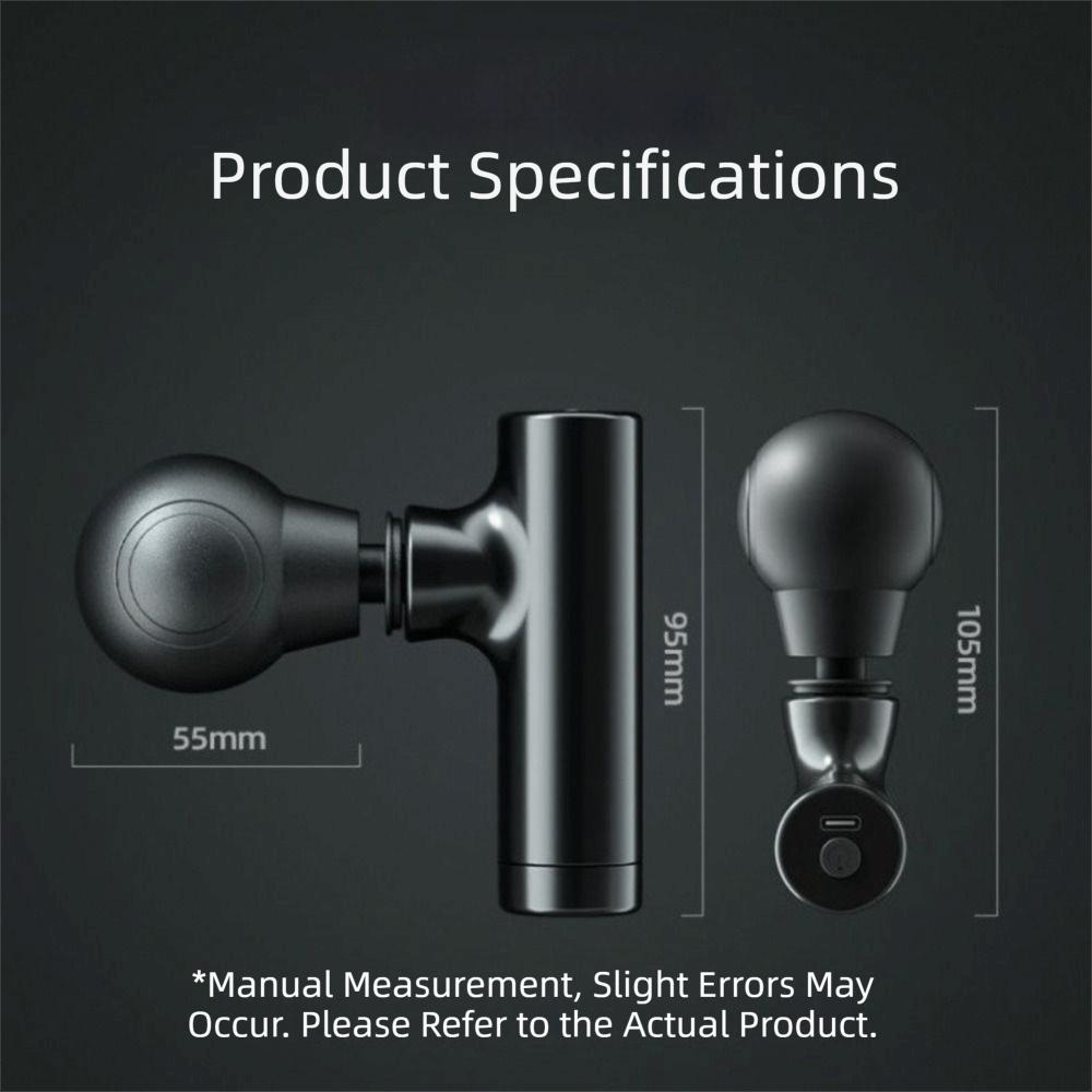 Deep Tissue Muscle Massager Ultra Compact Percussion Massager Vibration Massager Muscle Relaxation