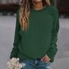 Women's Colorblock Sweatshirt Long Sleeve Round Neck Casual Comfortable Loose Lightweight Women's Sweatshirt