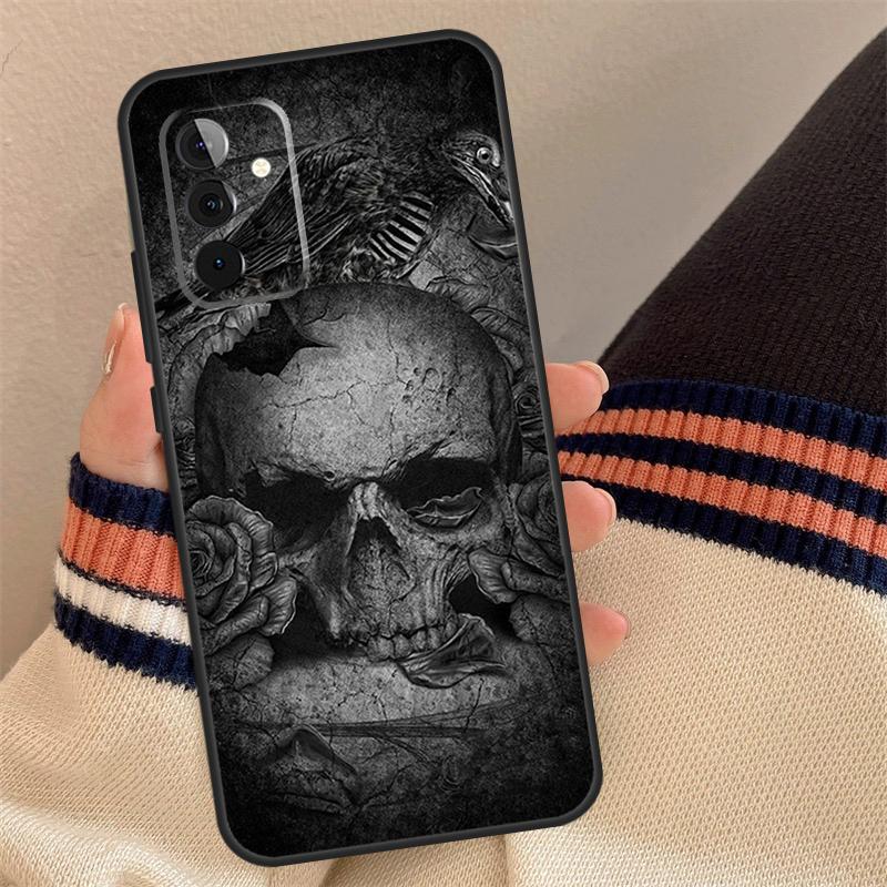 Goth Raven Case For Samsung Galaxy A14 A54 A34 A24 A52 A32 A22 A12 A51 A71 A33 A23 A13 A53 Cover Funda