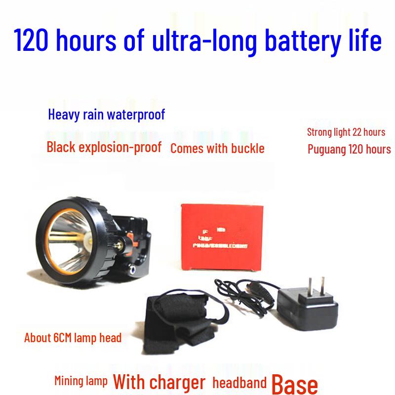 

UOSU Rechargeable Mining Helmet Headlamp