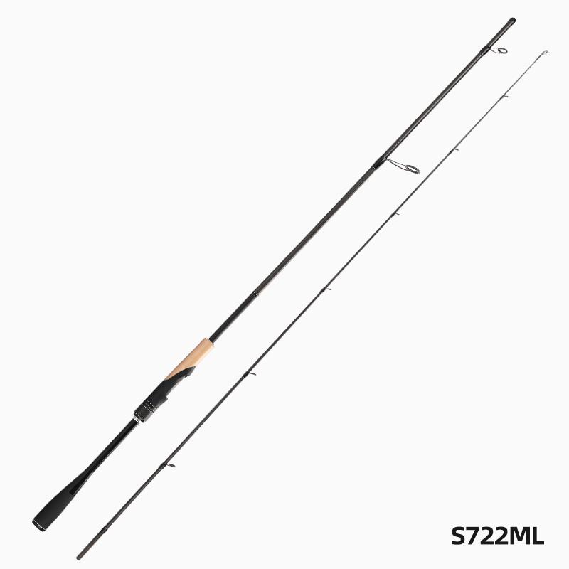 Portable Lure Reel 2.28m 2.44m Long Casting Model Shore Fishing Rod ML M Fast Action FUJI Guide Spinning Rod for Seabass Saltwater Corrosion Resistant