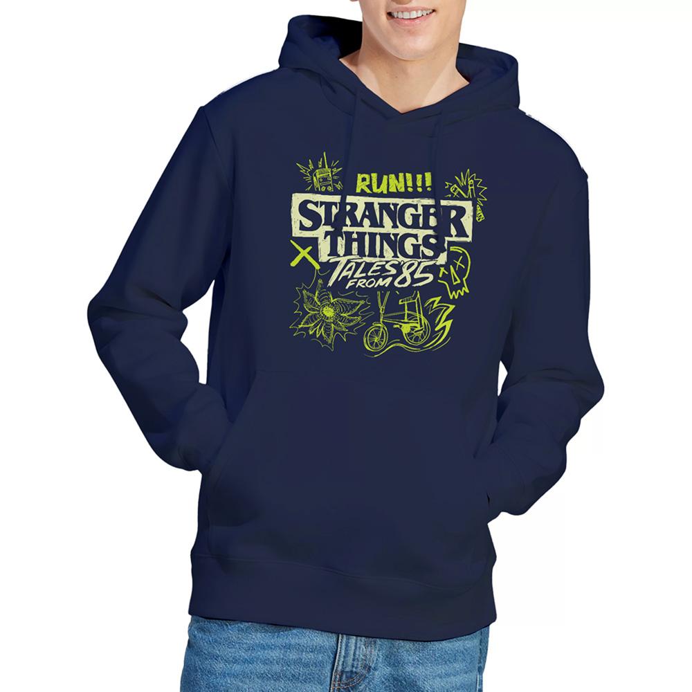 Stranger Things: Tales from ´85 Unisex Adult Graffiti Glow Hoodie