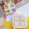Present Box Silicone Mold Quicksand Epoxy Casting Molds Resin Shaker Mold DIY Pendant Keychain Jewelry Making Mold
