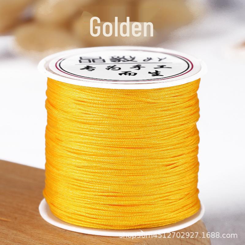 Taiwan Jade Line No. 72: 50m Hand-Woven DIY Rope for Jewelry and Beading