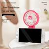 USB Rechargeable Handheld Cartoon Mini Fan - Portable Desktop Gift