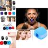 Silicone Jawline Toner Ball For Muscles And Fitness Training Black