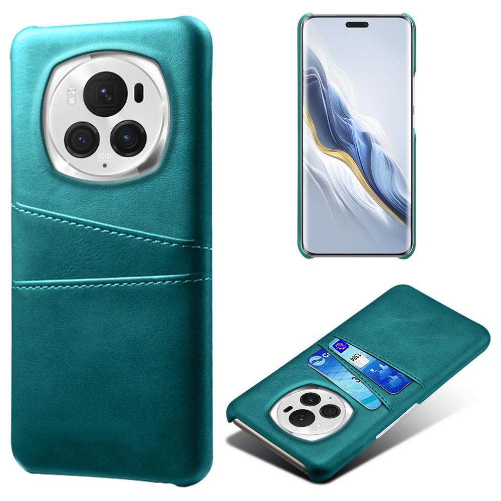 For Honor Magic6 Pro 5G Case Shockproof Leather Coated PC Phone Shell