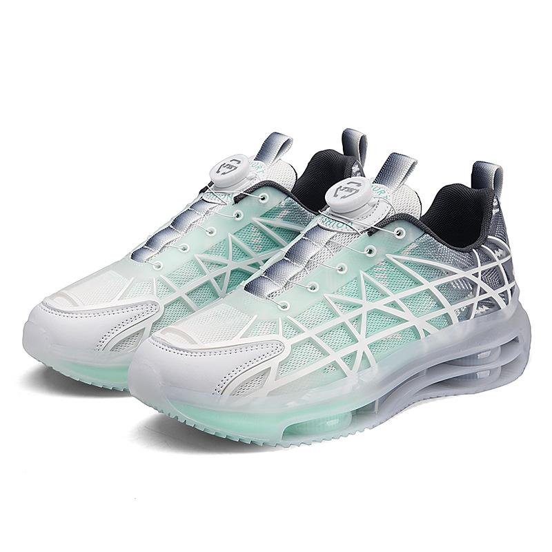 Sports Men's Shoes Spring Casual New Youth Non-slip Full Palm Air Cushion Running Shoes Dad Shoes