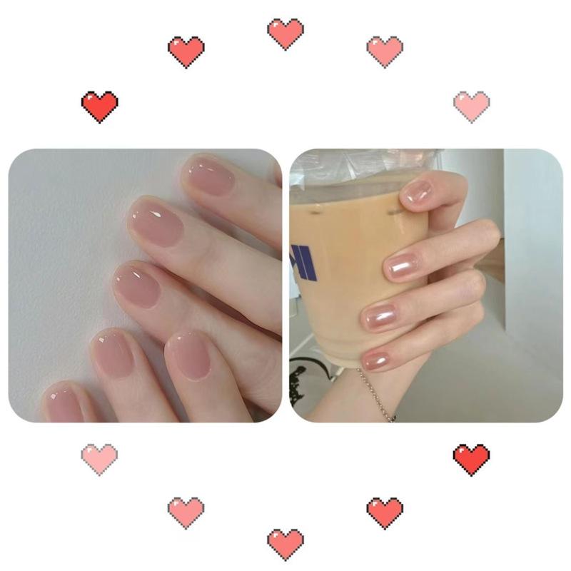 2026 New Year Red Super Sparkle Waterproof Nail Polish with Crushed Diamonds - Luxurious Whitening Formula