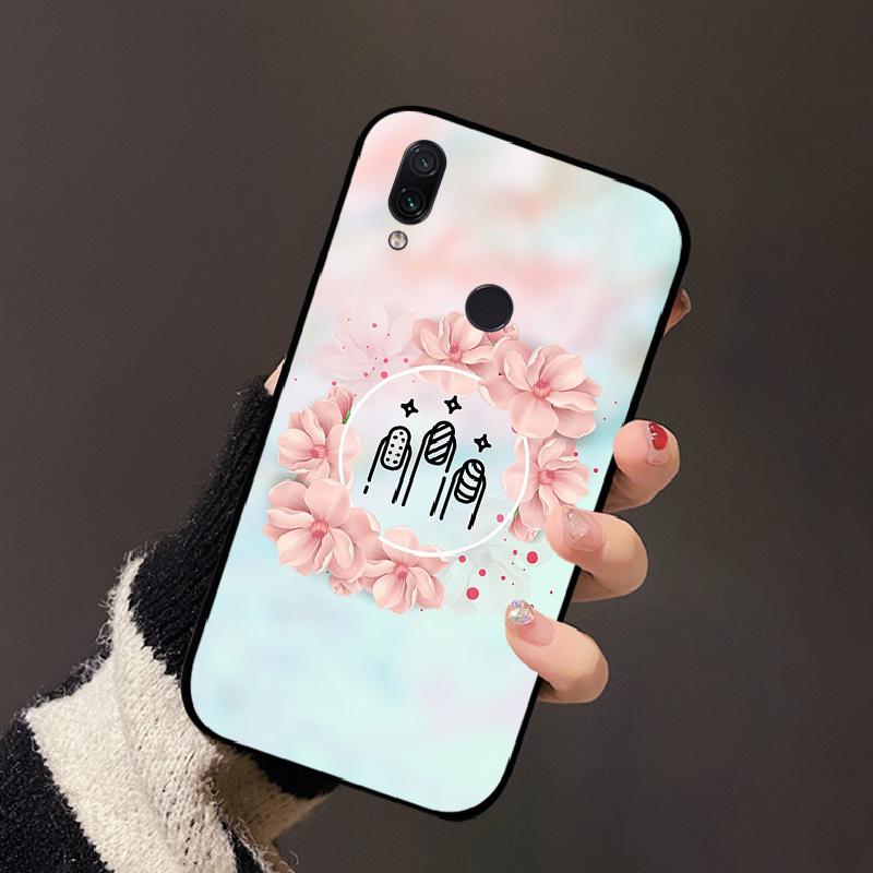 Beautiful Case For Xiaomi Redmi Note 7 Cases Cover Silicone Shockproof Protection Phone Case Shell For Redmi Note 7 7 Pro Fundas