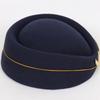 Woolen Bere Stewardess Hat High Speed Rail Stewardess Hat Hotel Front Desk Attendant Uniform Hat