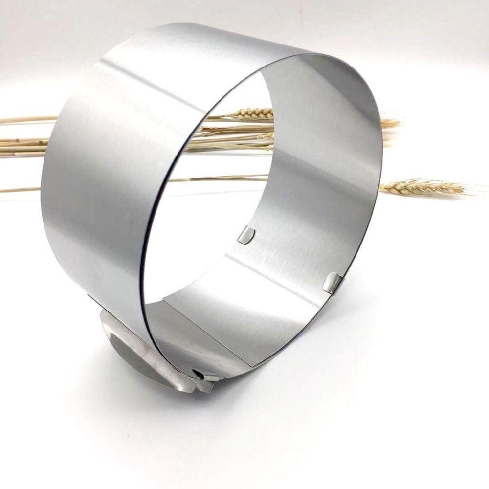 Adjustable Sizes Mousse Baking Mold 6-12inch Cake Ring Molds Round Cake Rings  for Pastry Baking