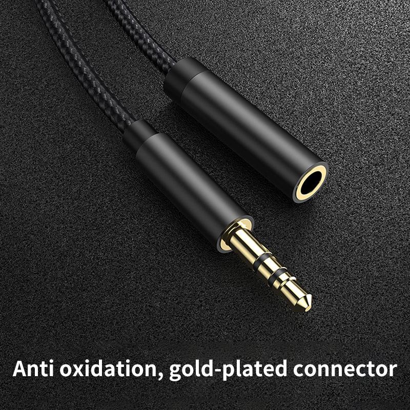 10M Long 3.5Mm Gold-Plated Thickened Headphone Cable Audio Extended Adapter Cable Aux Computer Audio Cable Durable