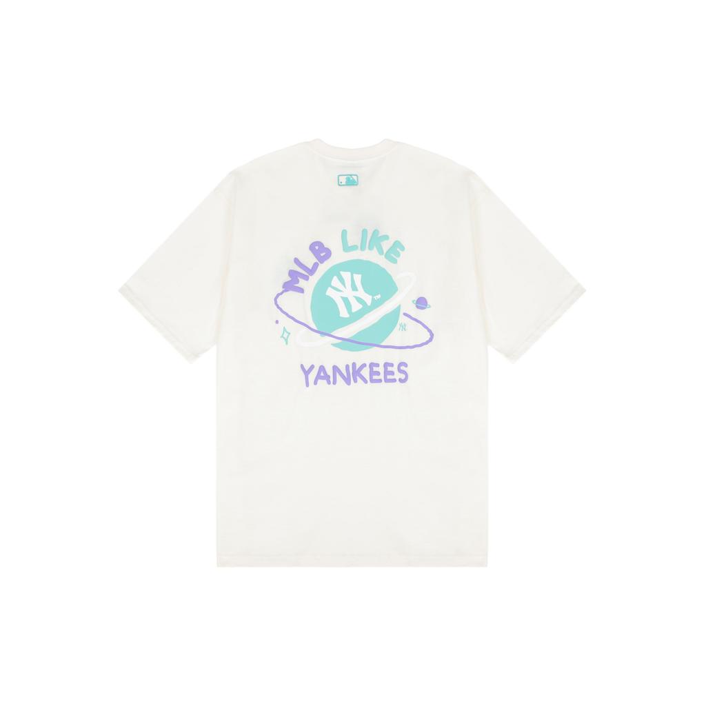 MLB Drop Shoulder Sleeve T-Shirt Unisex Cream 3ATSE1223-50CRS