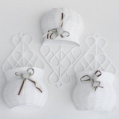 Flower Basket Hollow Anti-scratch White Flower Arrangement Gardening Basket Planter Horticulture Supplies