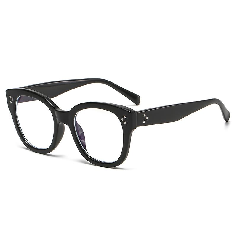 Women Men Leopard Frame Square Hyperopia Eyeglasses Pc Material Anti Blue Light Power Glasses With Diopters Plus 0 +1.0 To +4.0