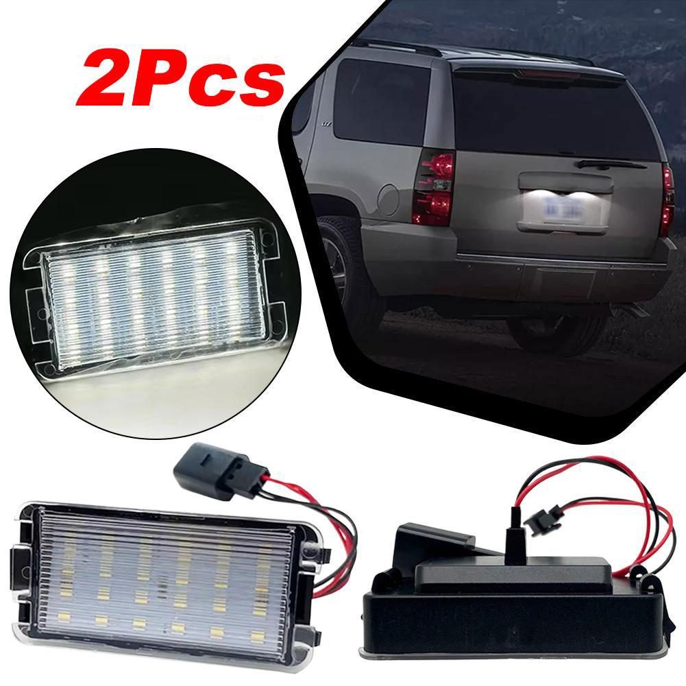 LED License Plate Light for Seat Altea, White Bright Error Free Light Bulb, Car Rear Number Plate Lamp Assembly R1S6
