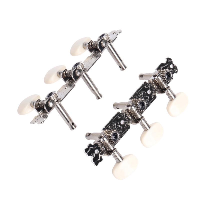 6 Pieces Guitar String Buckle Accessories Triple Tuner Guitar String Tuning Nails Replacement Parts for Guitar