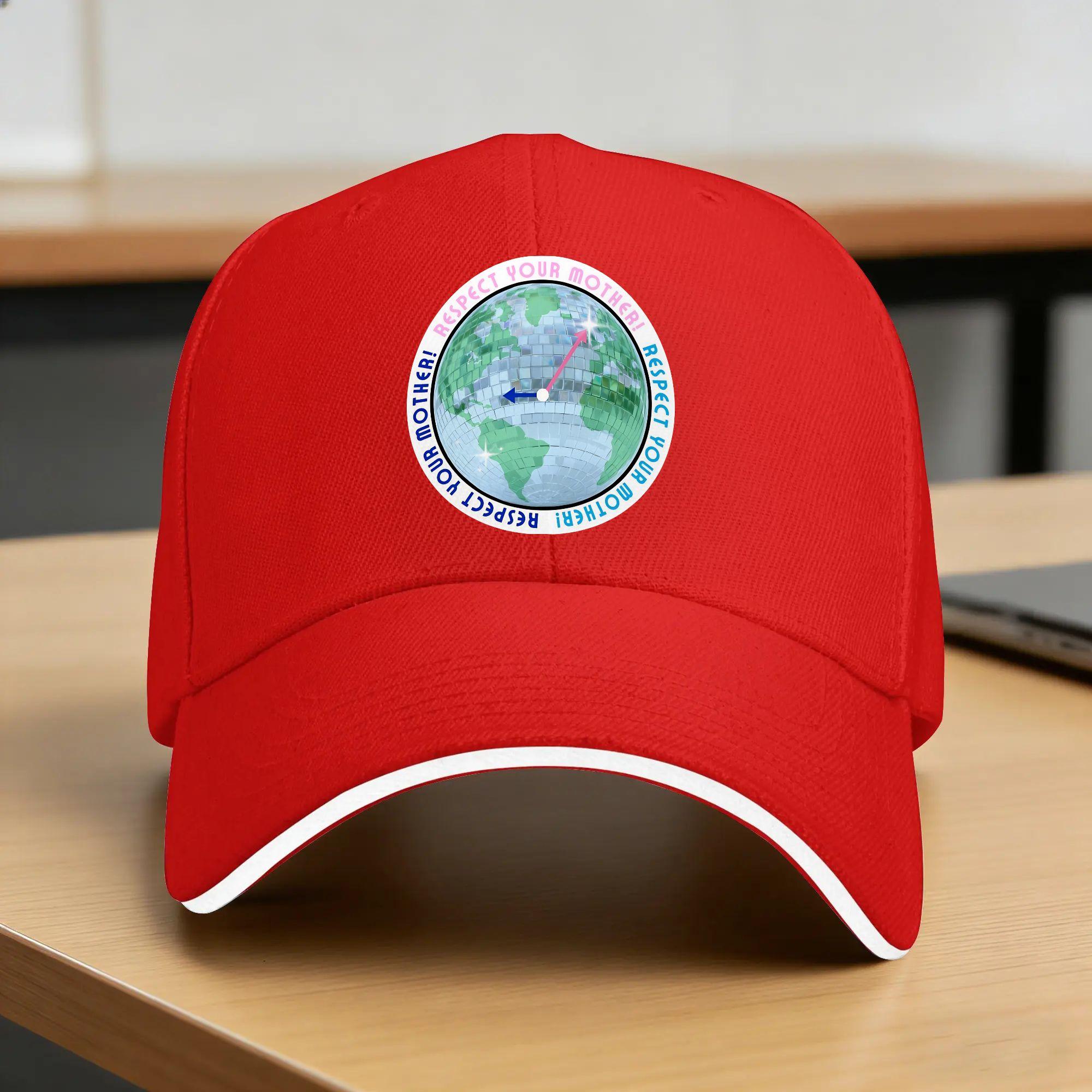 Summer Respect Your Mother Earth Baseball Cap Kpop Rock Fashion Trucker Hat UnisexTeens Design Sun Baseball Caps One Size