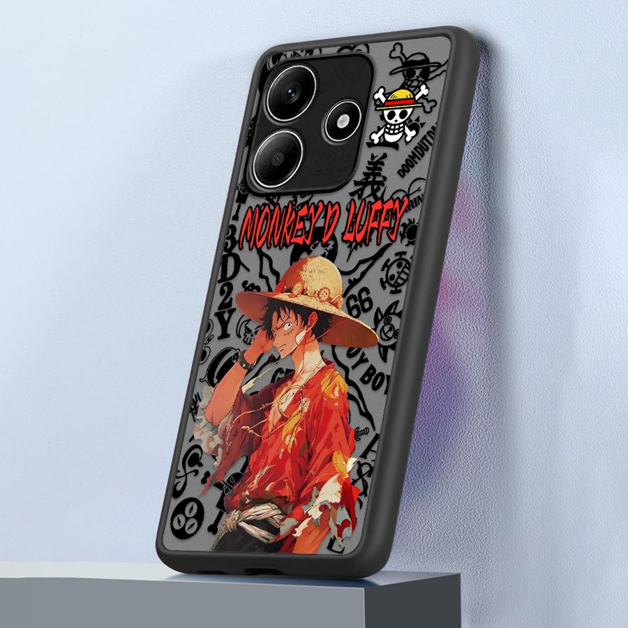 Funda Back Phone Cover Case for Xiaomi Redmi Note 14 11 13 Pro Plus A4 12 10 9S 13C 14C Anime Ones Pieces