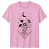 Celestial Hand Holding Flowers Moon Stars Magic TShirt Witchy Gift