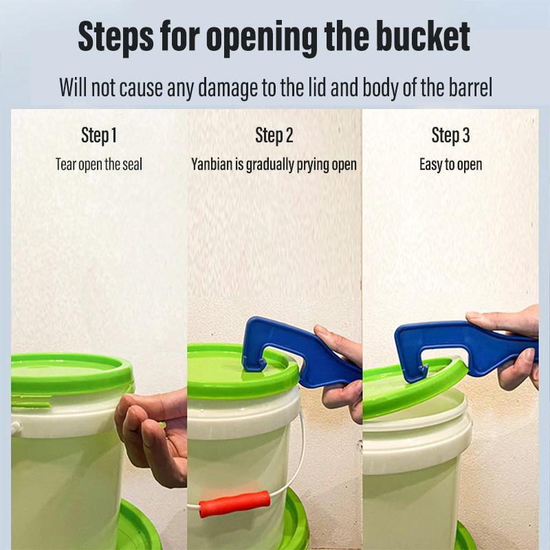 Beekeeping Honey Bucket Opener Plastic Household Labor-saving Opener Container Bucket Manual Can Opener Abs Opening Wrench Tools