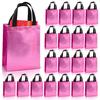 20pcs Gift Bag, Aluminized Film Non Woven Tote Bag Reusable, Shopping Bag Leak Proof Mother's Day, Graduation Gift Packaging Bag
