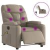 VidaXL Fauteuil de Massage Inclinable Électrique, Chaise de Relaxation avec Dossier et Repose-pied Réglables, Siège de 3204657