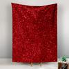 Red Glitter Shiny Sparkling Background Patterned tapestry for bedroom and living room home decor sofas