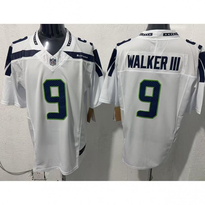 NFL Seattle Seahawks Vintage Style Football Jersey Short Sleeve Embroidered Team Apparel Men