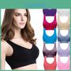 Women Pure Color Plus Size Ultra-thin Large Bra Sports Bra Full Cup Tops For Comfort