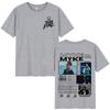 Rapper Myke Towers Graphic Print Tshirts Unisex Women Fashion Hip Hop Oversized ONeck T Shirt Comfort Cotton Short Sleeve Tshirt