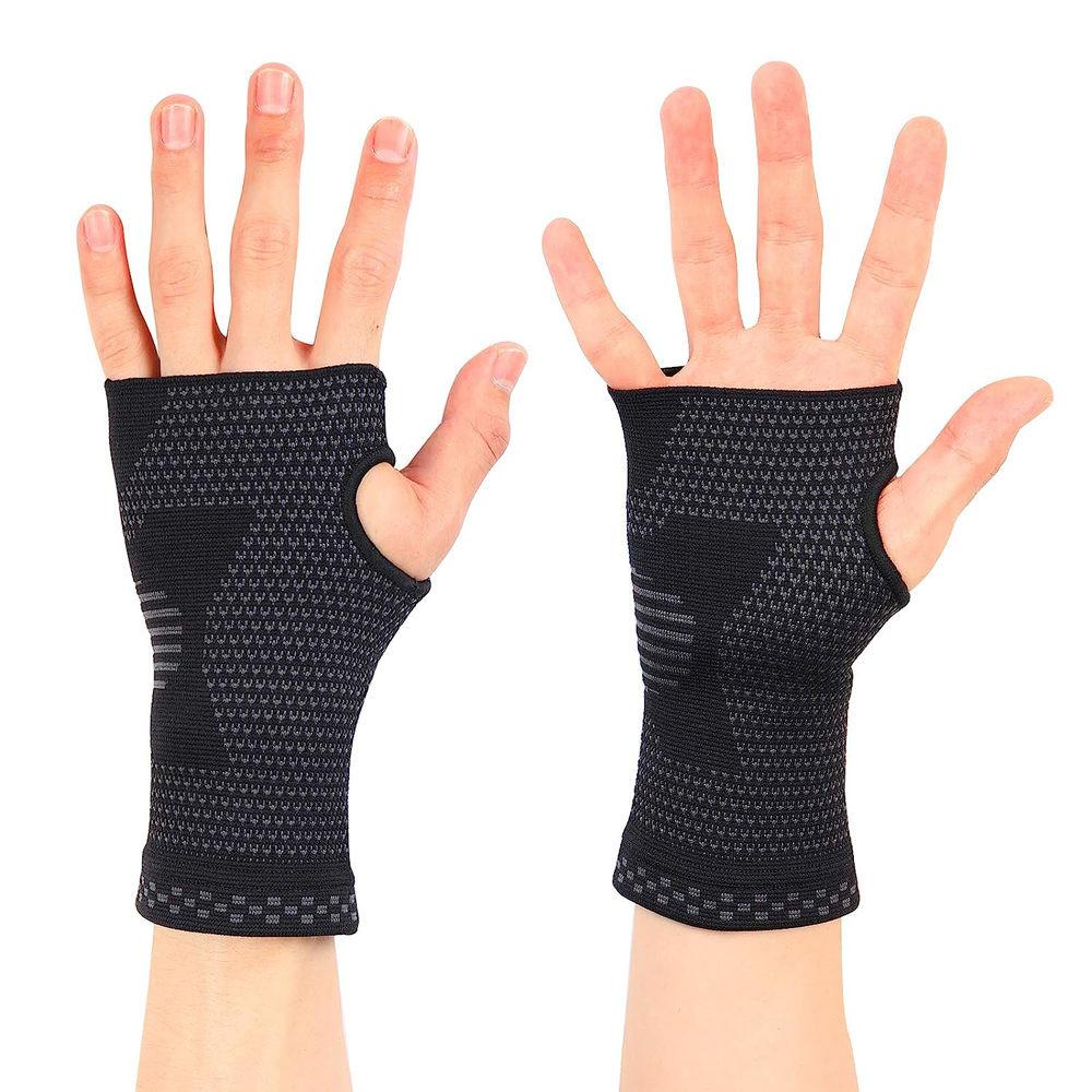 1Pair Wrist Support Sleeve, Compression Gloves Carpal Tunnel for Women Men, Hand Brace Wrist Support Sleeves Tendonitis Pain Relief