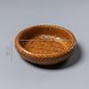 Handwoven Bamboo Retro Snack Basket and Plate for Picnic and Storage